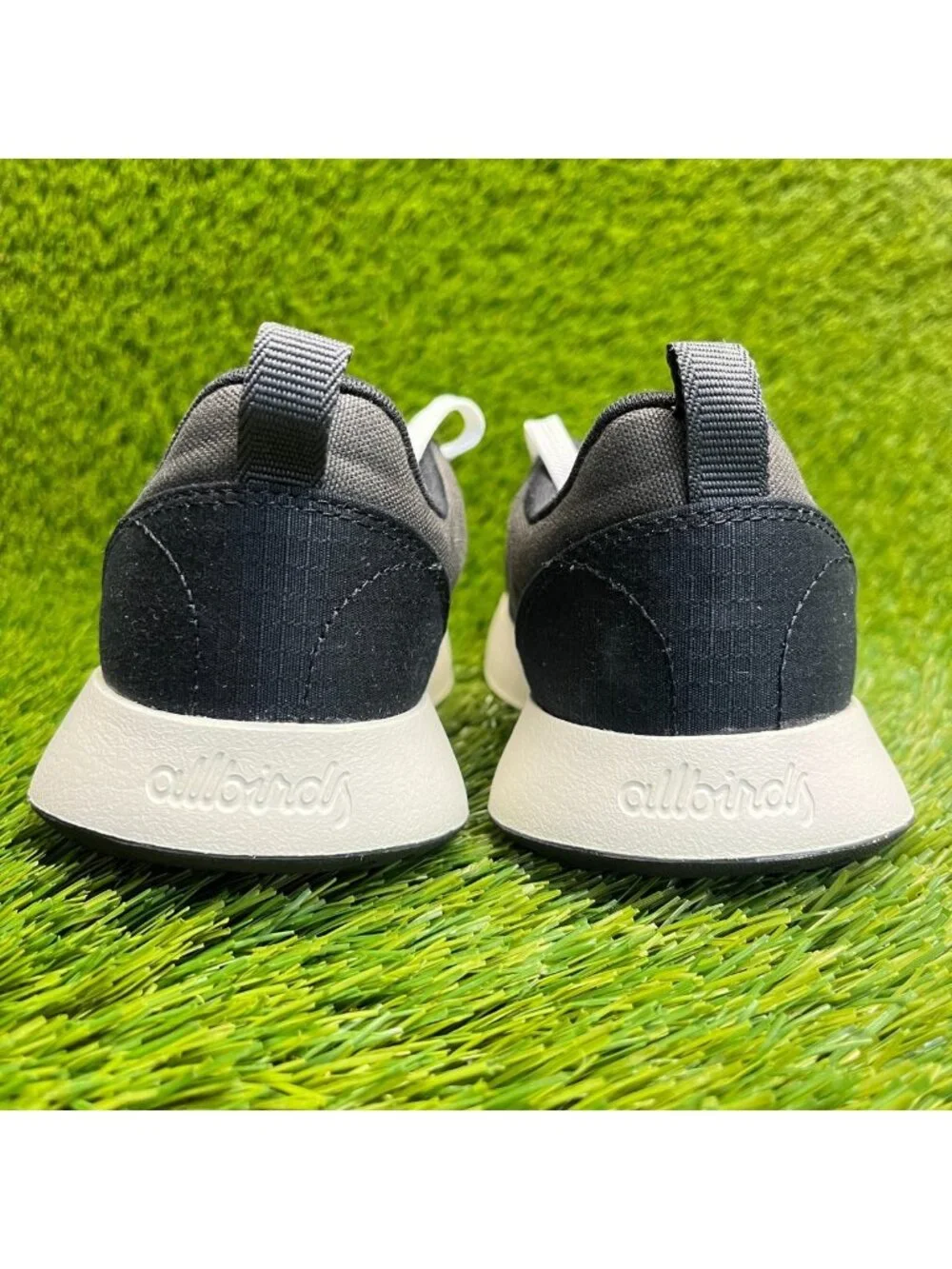 Allbirds Courier Womens Size 6 Black White Athletic Running Shoes Sneakers